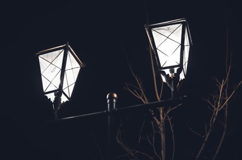 Photo lamp shade chandelier