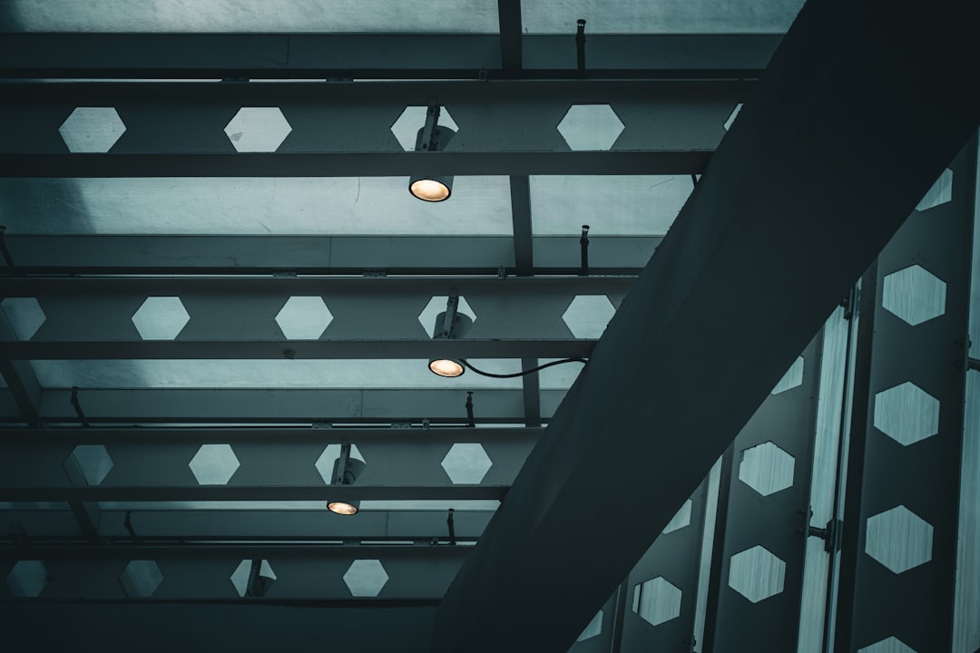 Photo industrial ceiling light