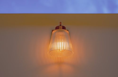 Photo Acrylic wall sconce
