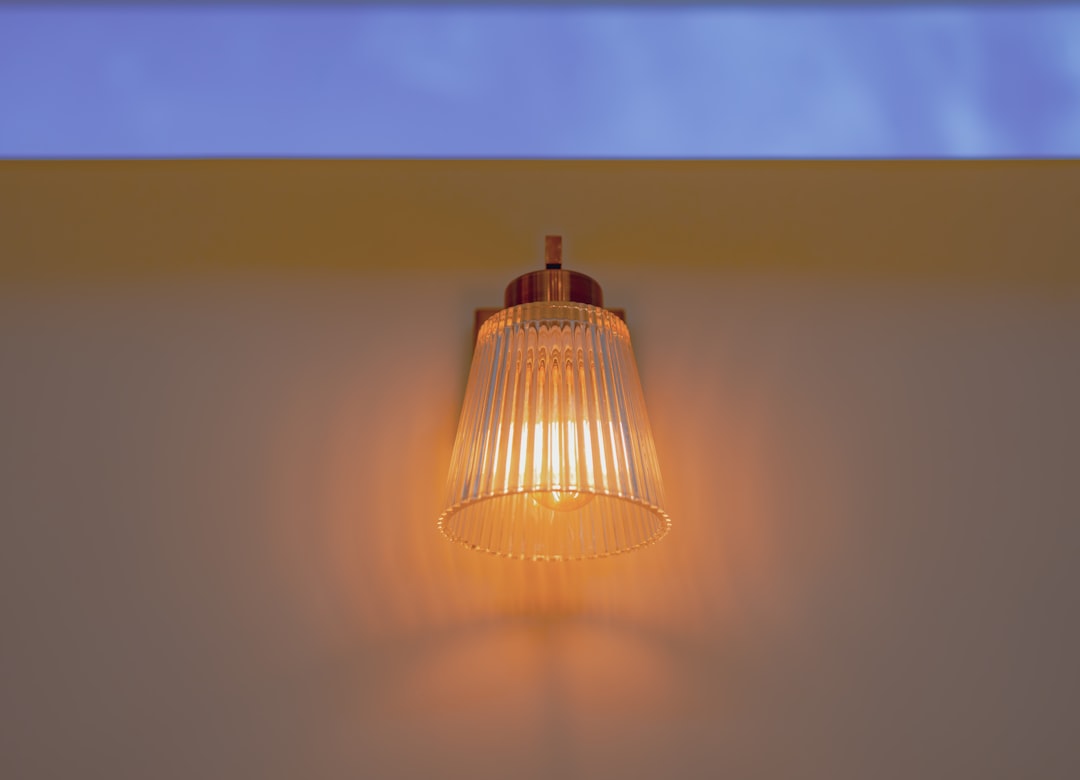 Photo Acrylic wall sconce