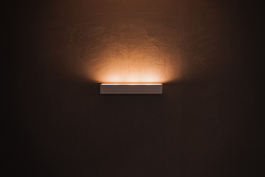 Photo ceramic wall lamp