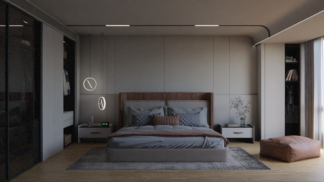 Photo bedroom lighting